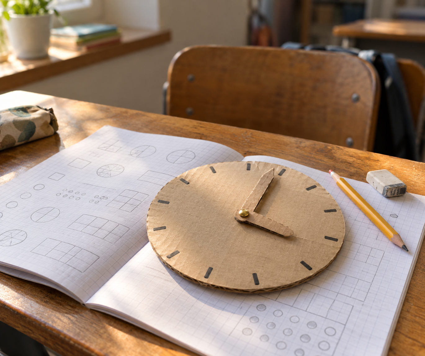 Apprendre l'heure en CE2 : lire les minutes sur l'horloge sans se tromper