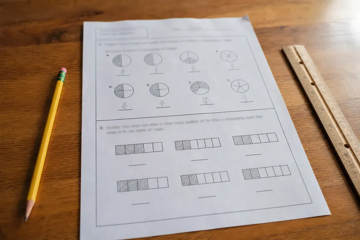 Comparer et Additionner des fractions en CM2 devient simple