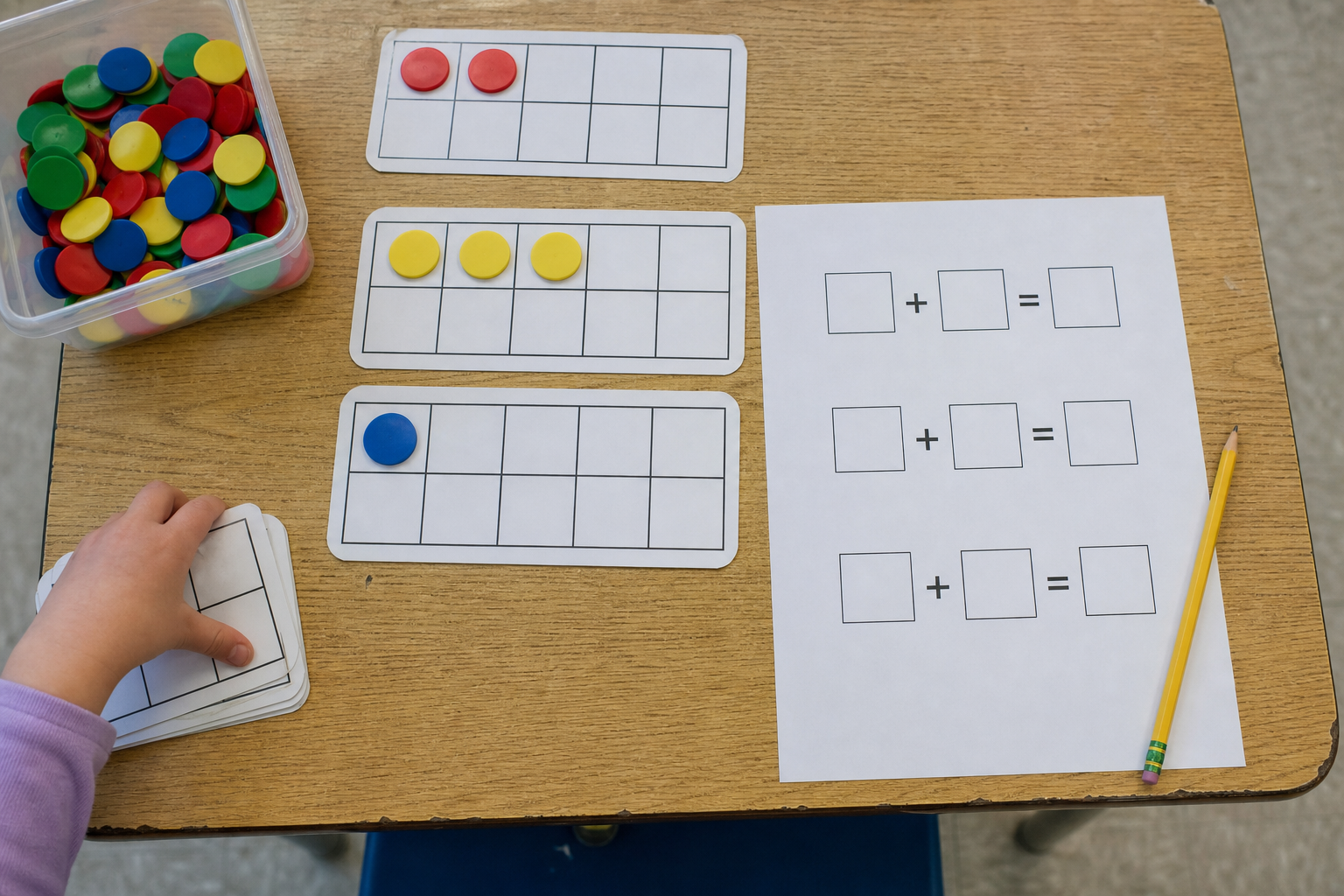Les compléments à 10 au CP s’apprennent en manipulant