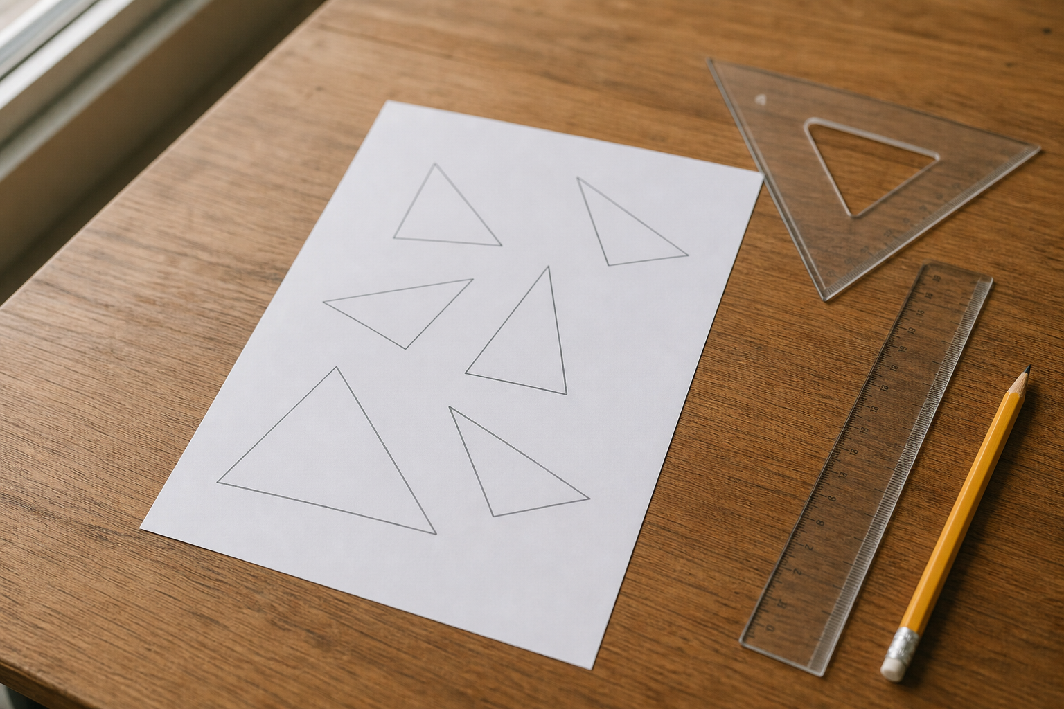 Les différents types de triangles en CM1 deviennent faciles