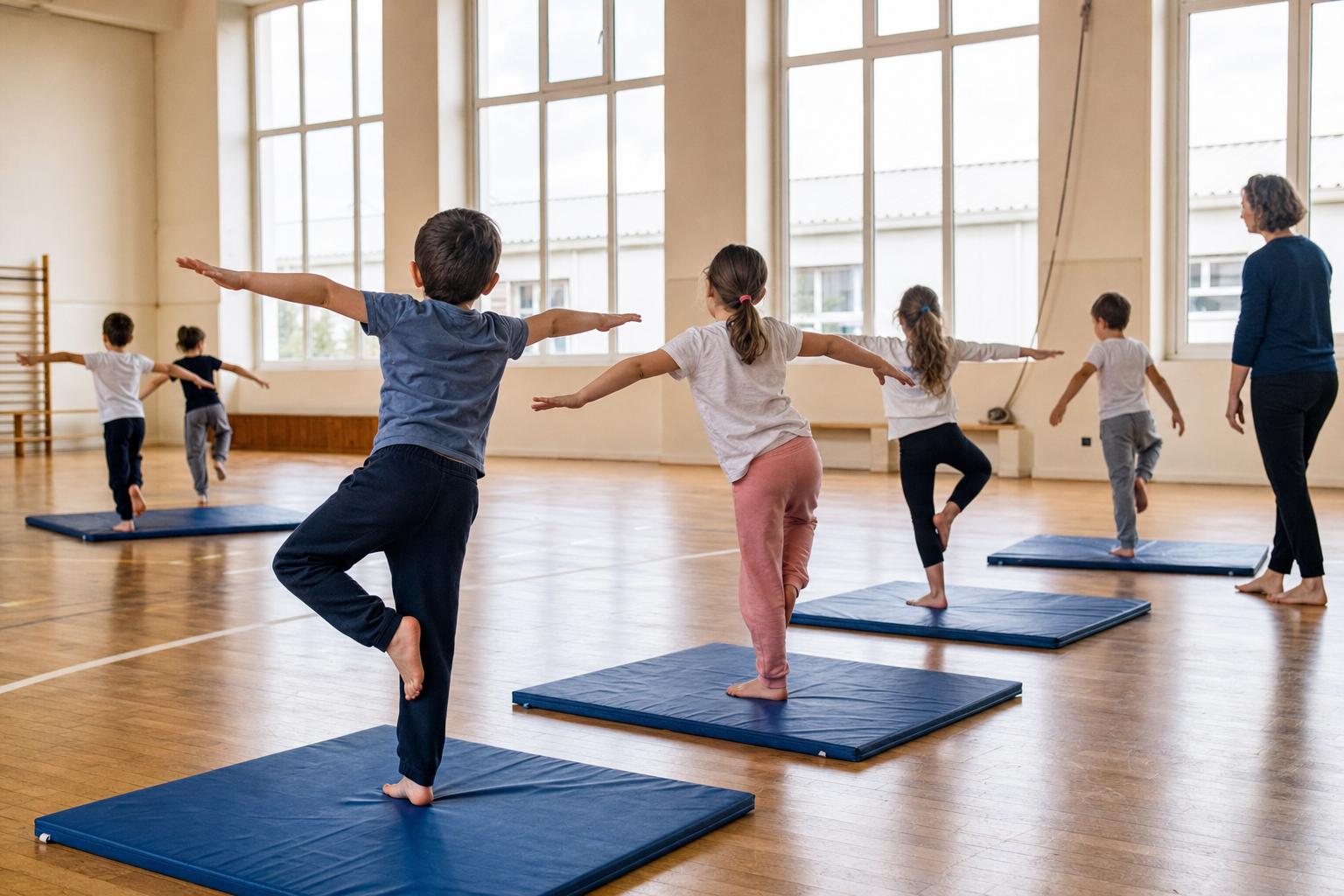 L'équilibre et les acrobaties au CE2 : cours et exercices corrigés