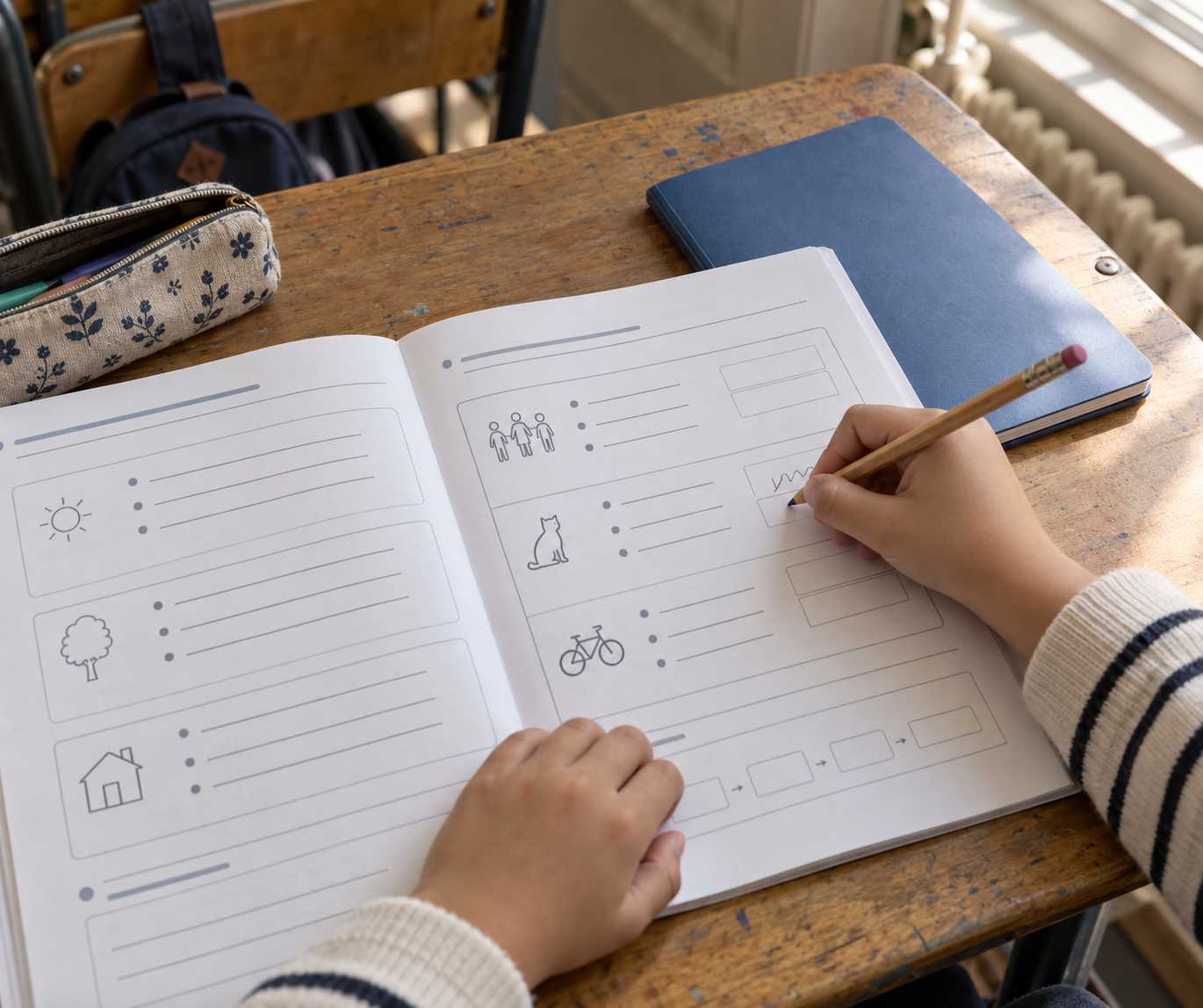 Évaluation de l’imparfait en CM1 : cours et exercices corrigés