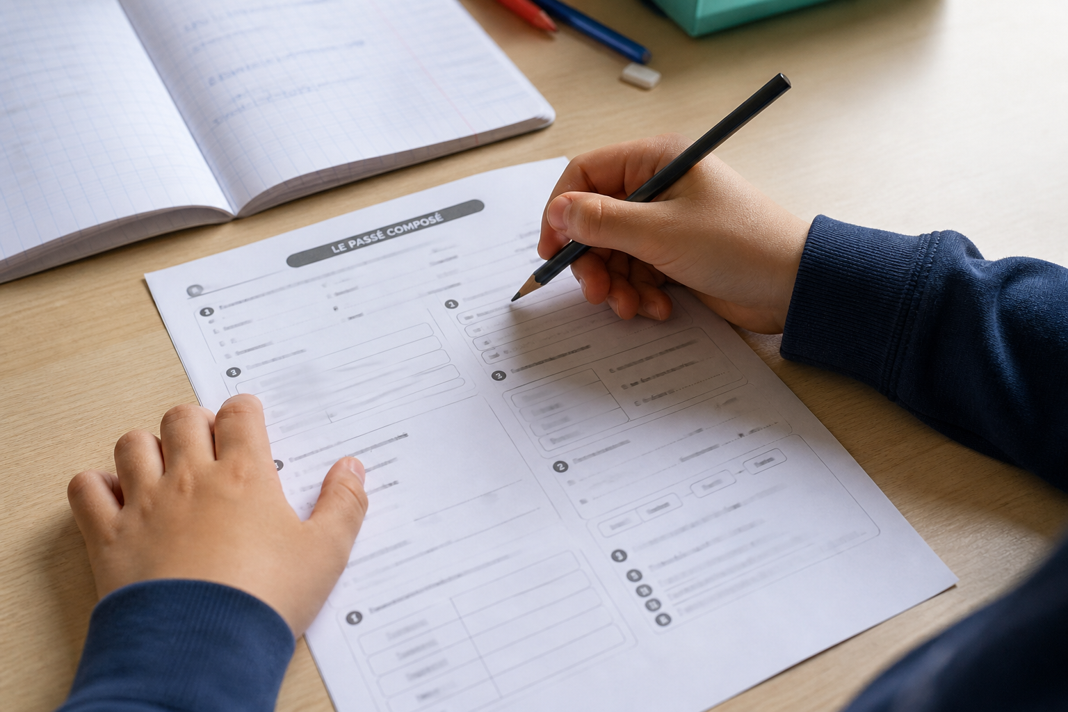 L’évaluation du passé composé en CM1 se prépare avec méthode