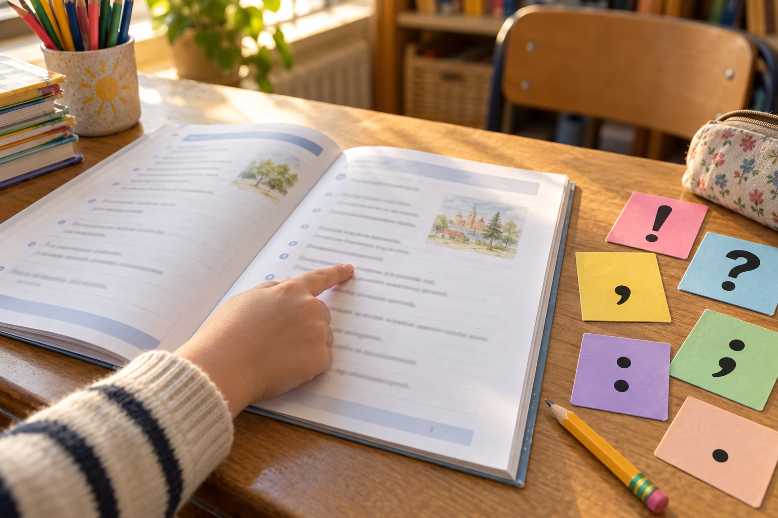 Apprends les types de phrases avec les exercices de CP