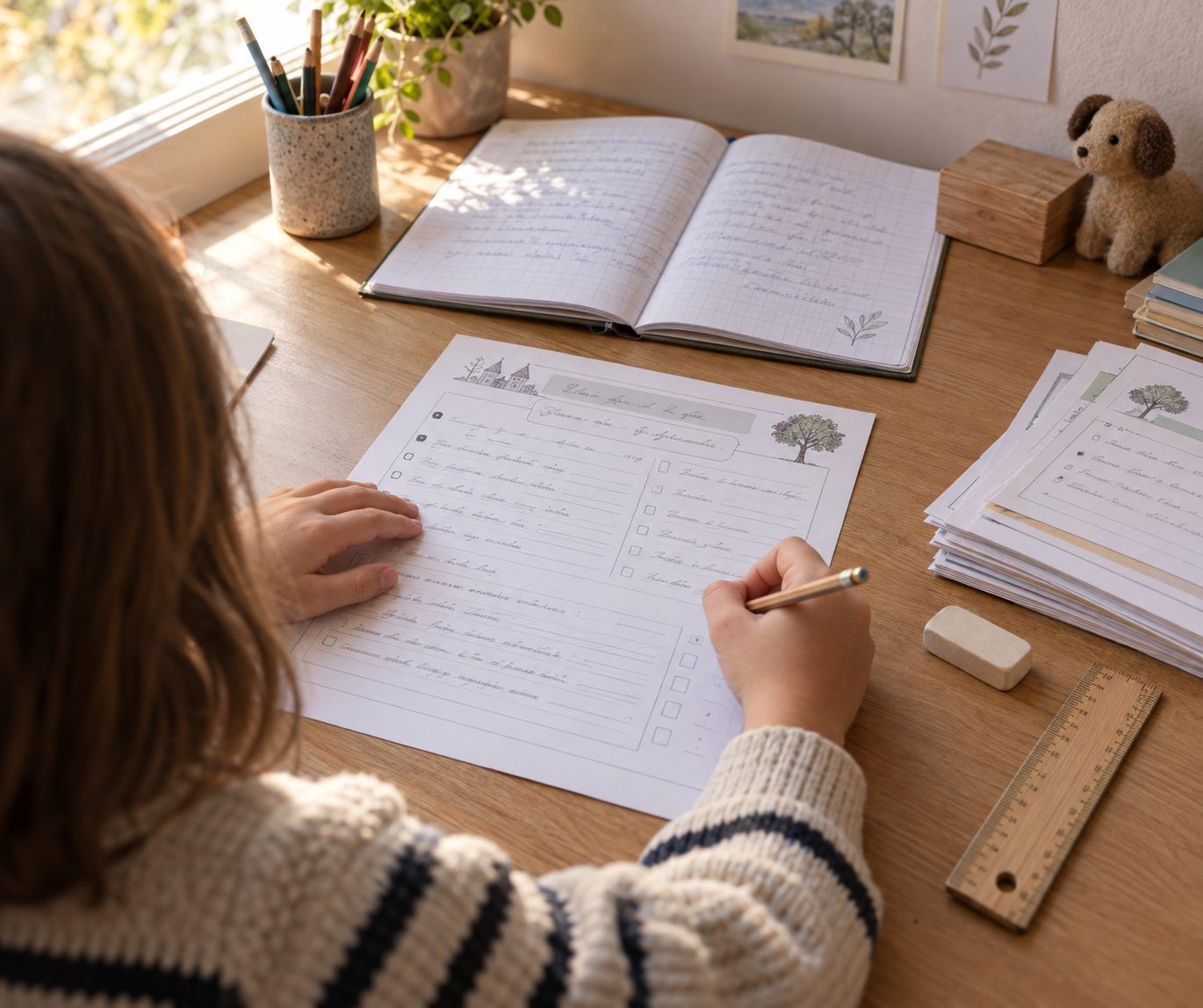 L'évaluation d'imparfait CE2 à imprimer, exercice après exercice