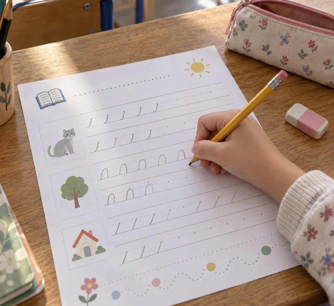 Comment écrire « je ne serai pas là » correctement en CE1 ?