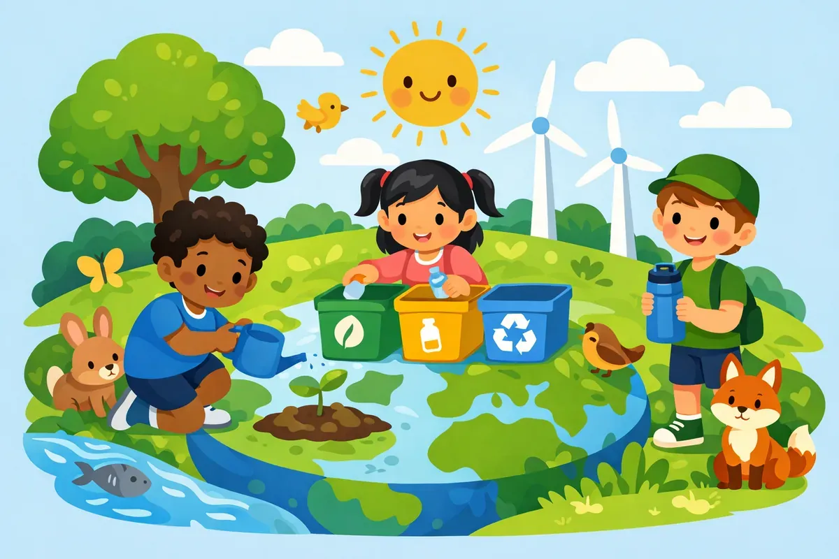Le développement durable expliqué aux enfants