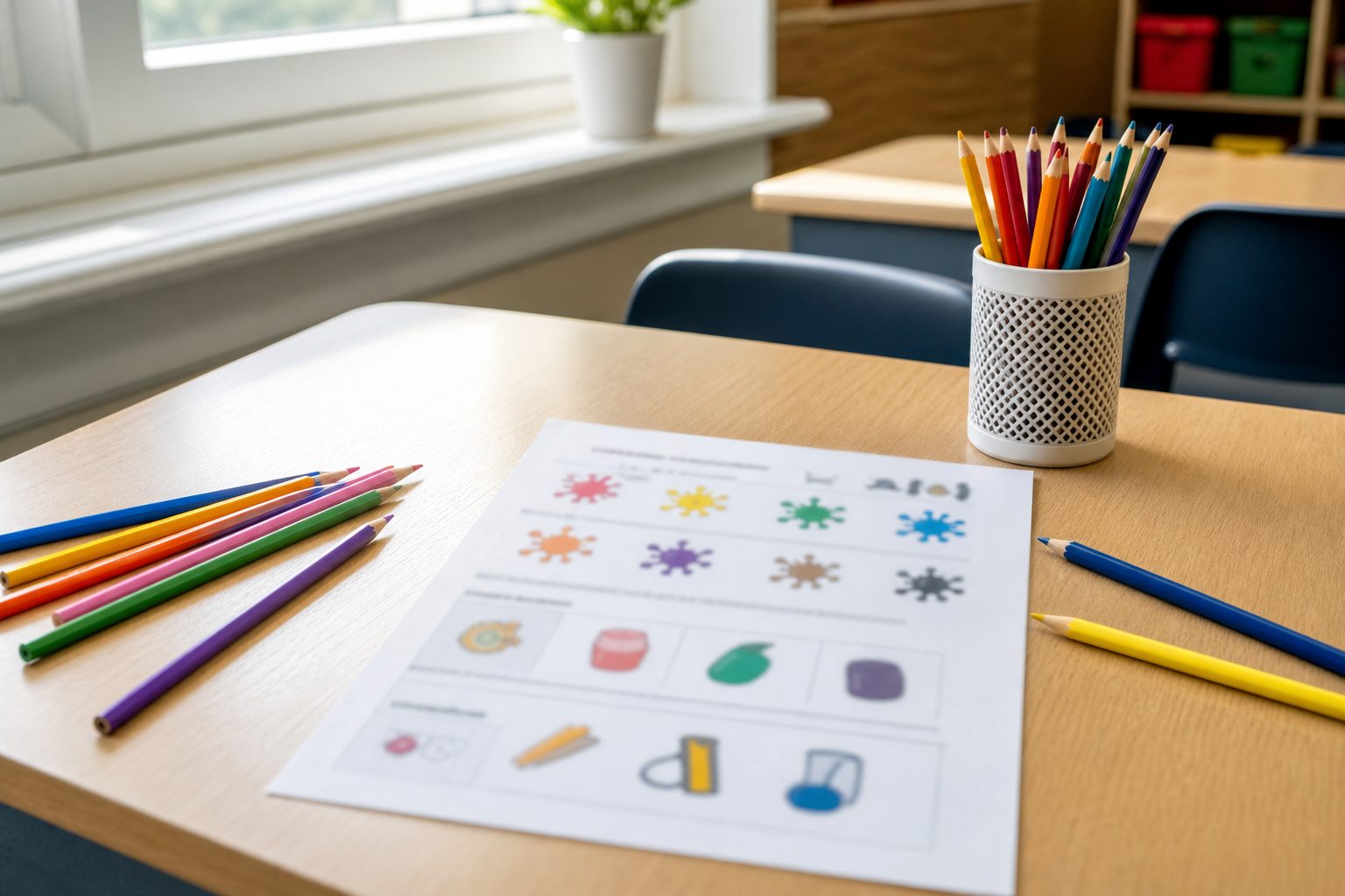 Les couleurs en anglais CE1 se mémorisent en s'exerçant