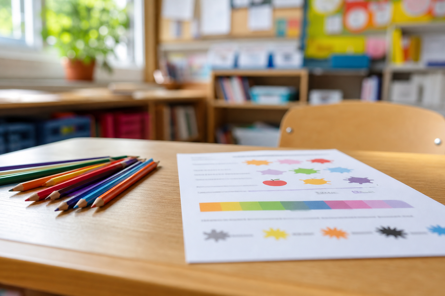 Les couleurs en anglais CE1 s’apprennent avec des exercices