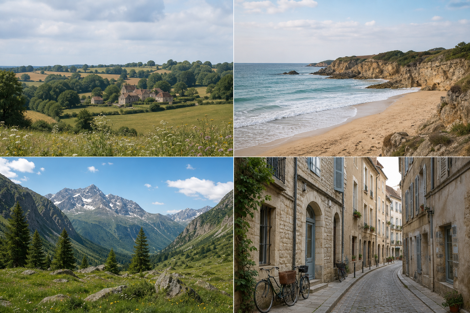 Les paysages français CE2 se reconnaissent avec des indices
