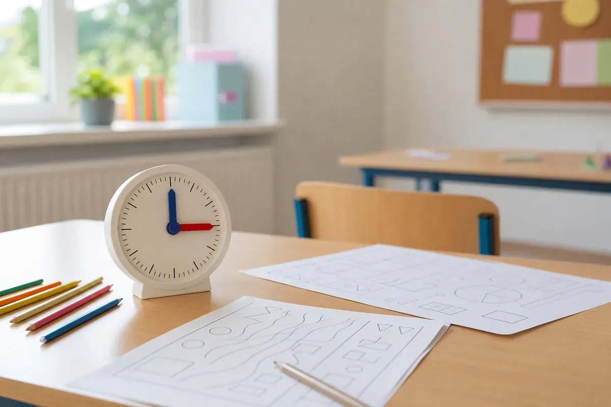 Lire l’heure en CP avec les heures entières et demi-heures