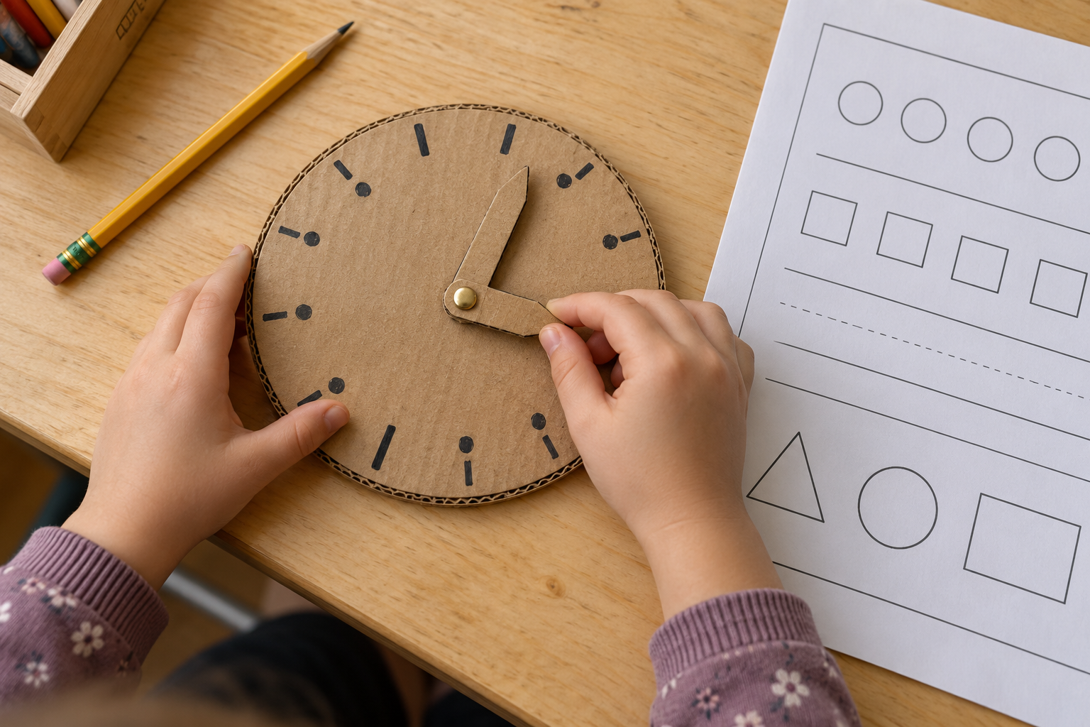 Lire l'heure au CE1 : cours simple et exercices corrigés à imprimer