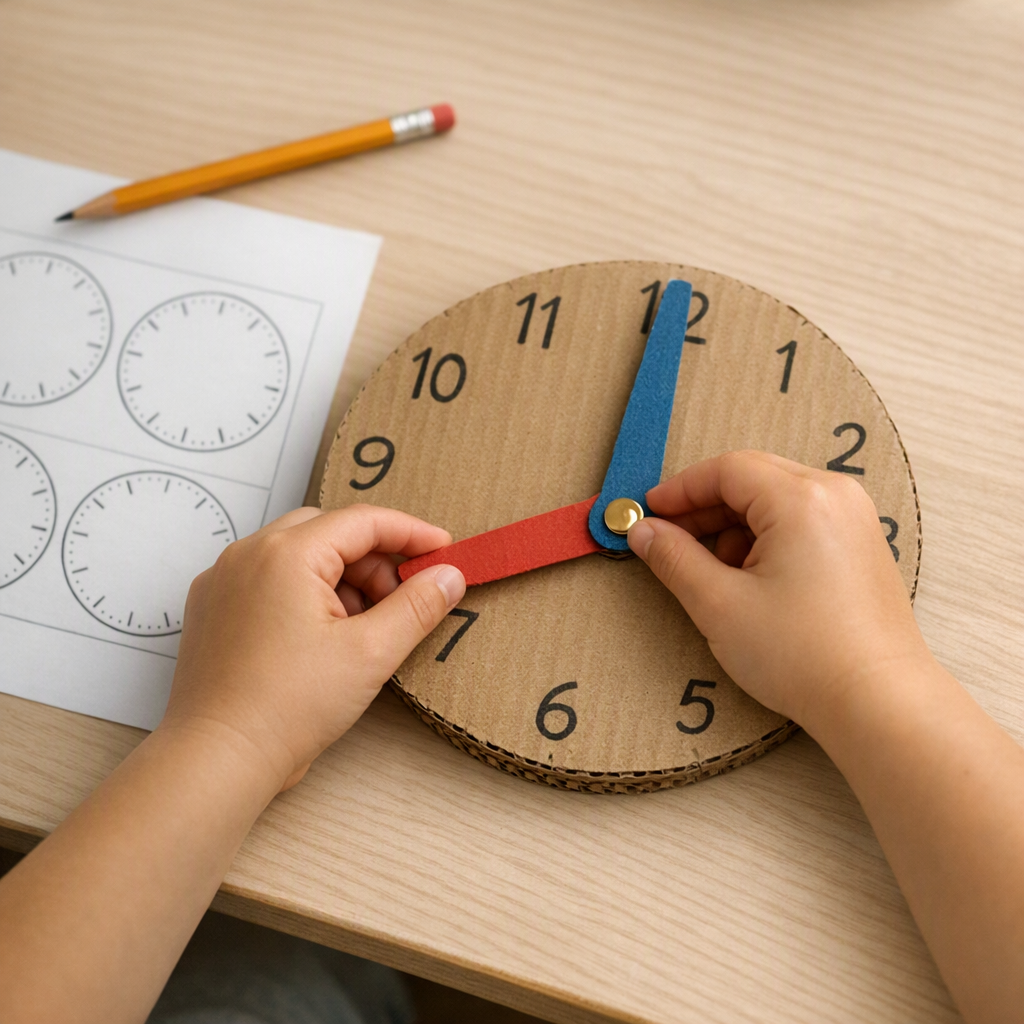 Lire l'heure au CM1 : cours et exercices corrigés à imprimer
