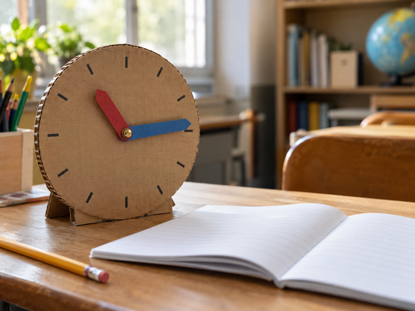Lire l'heure au CM1 : l'horloge à aiguilles et les 24 heures