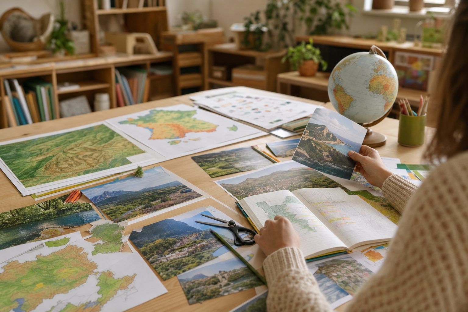 Préparer une séance sur les paysages du CP au CE2