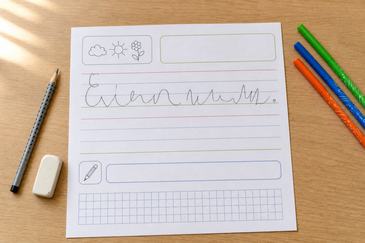 La phrase et la ponctuation au CE1 : cours et exercices corrigés