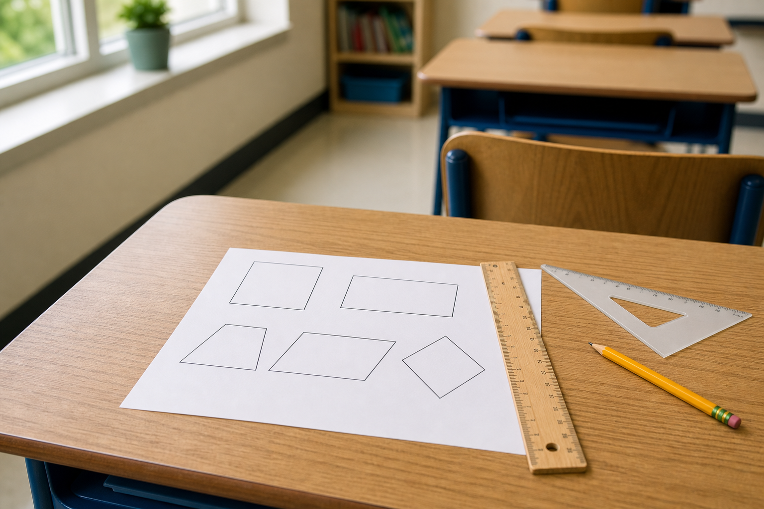 Tu apprends à reconnaître les quadrilatères en CM1