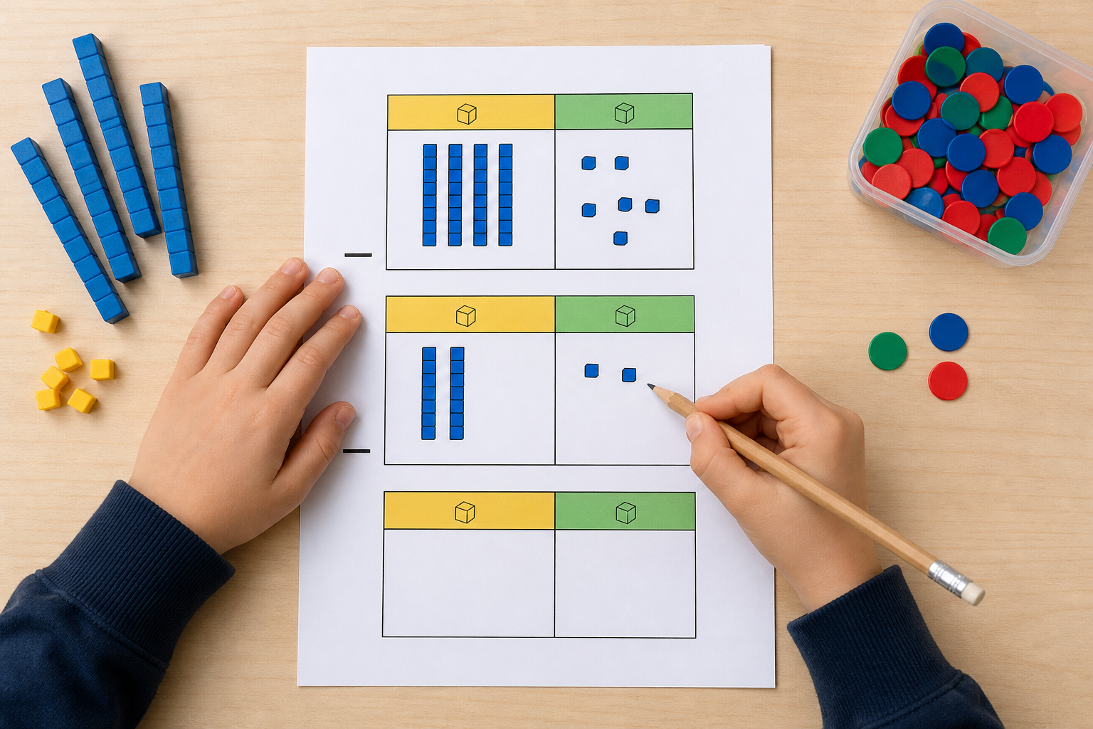 La soustraction posée au CP : apprends à la calculer