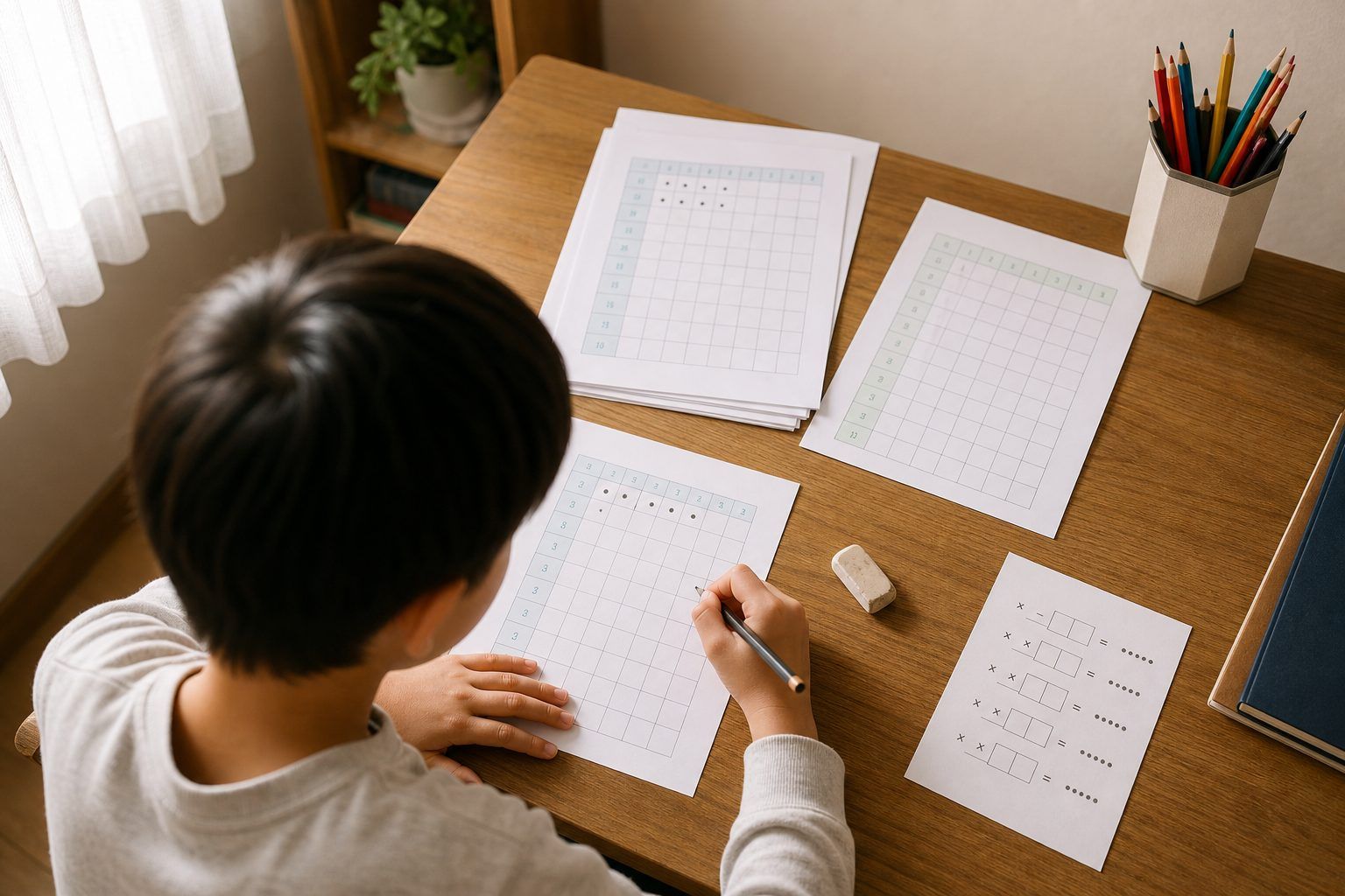 Exercices sur les tables de multiplication