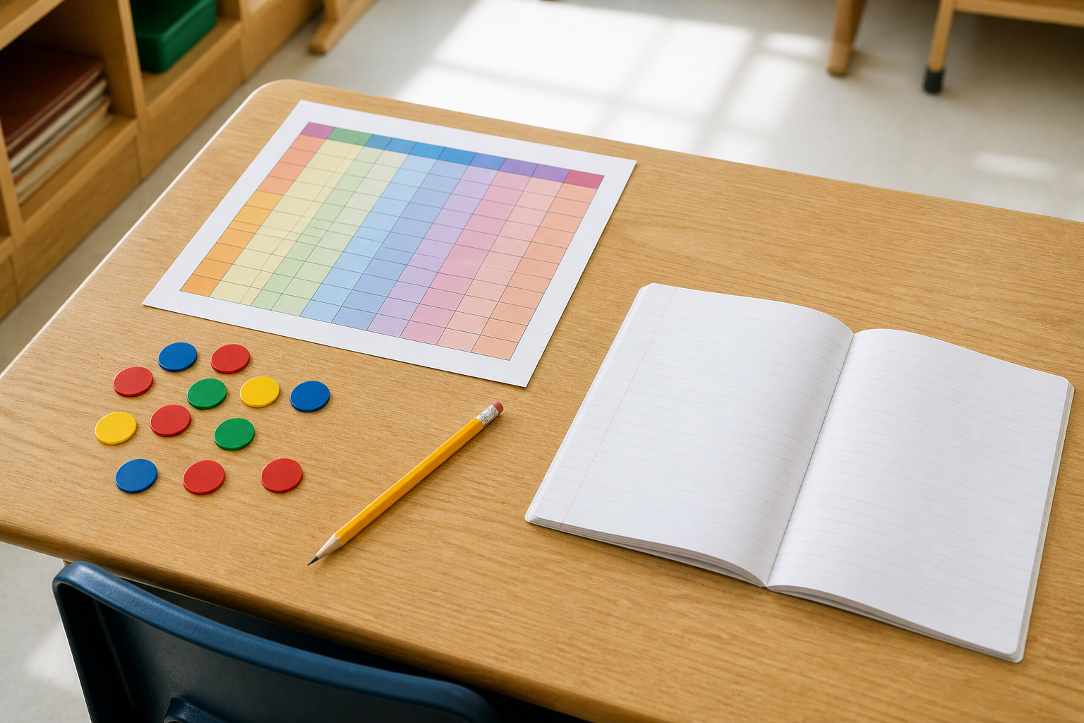 La table de multiplication à imprimer aide à calculer en CE1