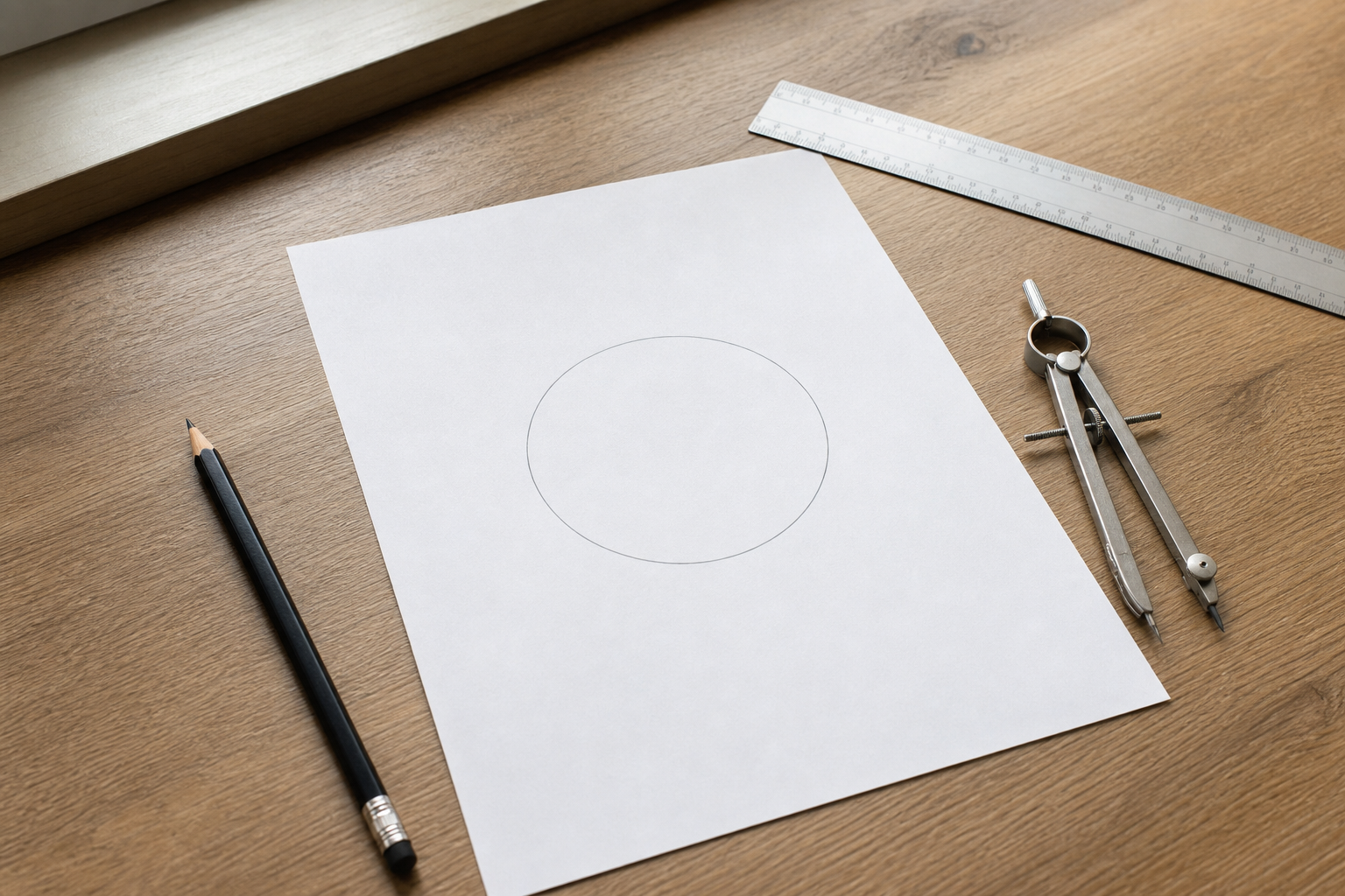 Tracer un cercle au compas en CM1 avec la bonne méthode