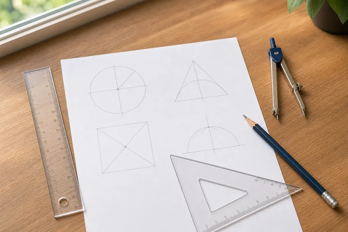 Tu apprends à tracer des perpendiculaires et des parallèles en CM1
